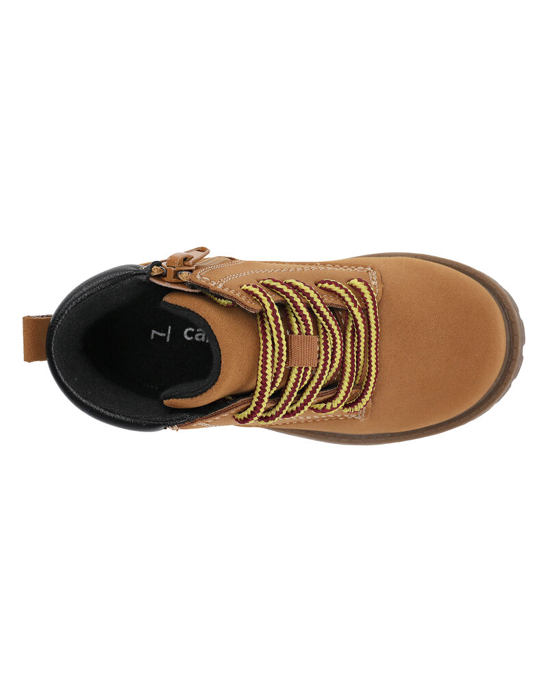 Toddler Boy Fashion Boots - Brown, image 4 of 6 slides